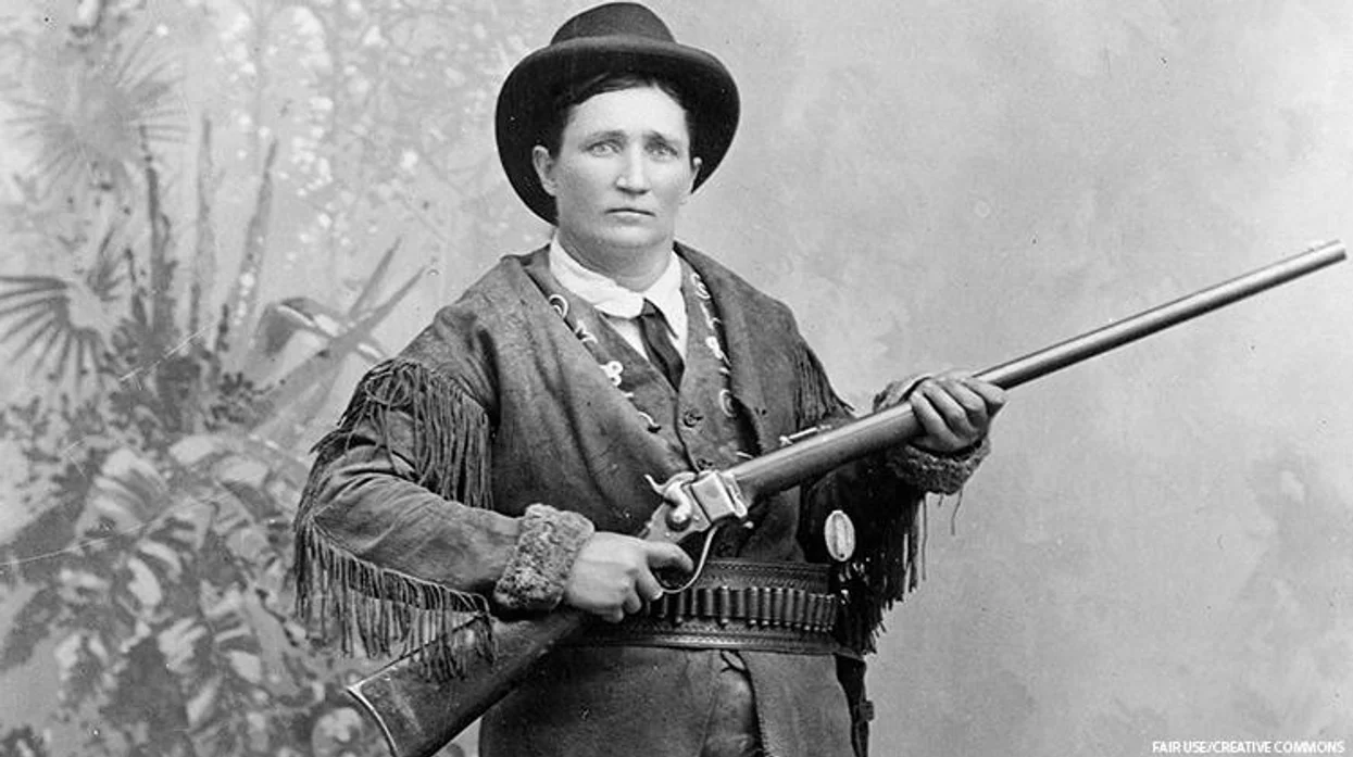 the-trans-history-of-the-wild-west-you-never-knew A black and white 19th Century photograph of an AFAB person wearing masculine clothing