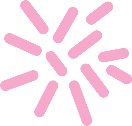 Pink confetti